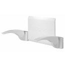 Comfort-Set: Duschsitz mit Fuß, klappbar, weiß, 150 kg belastbar, Rückenlehne, weiß + 2 Armlehnen, weiß